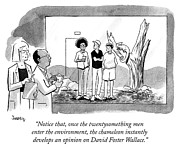 Notice that Drawing by Benjamin Schwartz