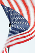 O'er The Land of the Free -- American Flag at Faces of Freedom Veterans Memorial, Atascadero, Califo Photograph by Darin Volpe