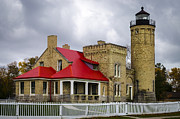 Old Mackinaw Pointe Lighthouse Photograph by Steve L'Italien