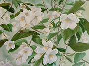 Orange Blossoms Painting by Angeles M Pomata