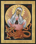 Our Lady of the Apocalypse 011 Painting by William Hart McNichols