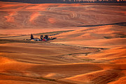Palouse Farm Sunset Photograph by Mary Jo Allen