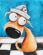 Paper hat Painting by Lucia Stewart