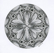 Paradoxical Zendala Drawing by Jan Steinle