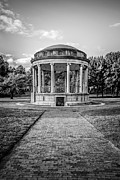 Parkman Bandstand Boston Common Black and White Photo Photograph by Paul Velgos