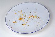 Pie crumbs in an empty plate Photograph by Sami Sarkis Photography