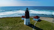 Point Judith Lighthouse #1 Photograph by Veterans Aerial Media LLC