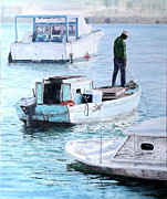 Potter's Cay Blues Painting by Roshanne Minnis-Eyma