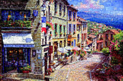 Quaint Streets from Nice France. Digital Art by Rafael Salazar