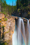 Rainbow at Johnston Creek Photograph by Owen Weber