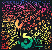 Rainbows Drawing by Carole Brecht