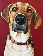 Simba the Catahoula Pup Painting by Lucia Stewart