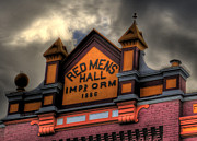 Red Mens Hall Photograph by Louis Dallara