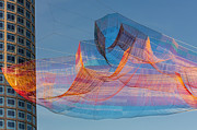 Ribbons In the Sky Over Boston Photograph by Susan Candelario