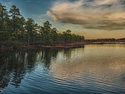 River Reflections on the Mullica River Photograph by Louis Dallara