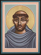 San Franciso de Asis de Cimabue 140 Painting by William Hart McNichols