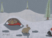 Santa's Ultimate Gift Drawing by John Wiegand