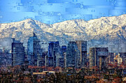 Santiago de Chile, Chile Digital Art by Rafael Salazar