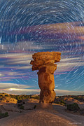 Secret Spire and Star Trails Photograph by Dan Norris