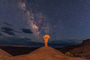 Secret Spire and The Milky Way Horizontal Photograph by Dan Norris
