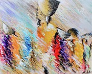 Shadow Community Painting by Nii Hylton