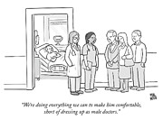 Short of dressing up as male doctors Drawing by Paul Noth