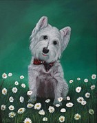 Sir Tobias Lickalot Painting by Marlene Little