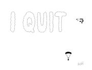 Skywriter parachutes out of plane Drawing by Seth Fleishman