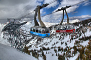 Snowbird Hidden Peak Trams Photograph by Adam Jewell
