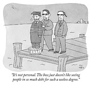 So much debt for such a useless degree Drawing by Peter C Vey