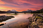 Sparks Lake Landscape Photograph by Russell Wells
