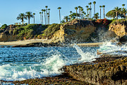Splashing Waves and Nice Beach Photograph by Kelley King