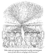 States that are swinging to the Democrats Drawing by Edward Koren