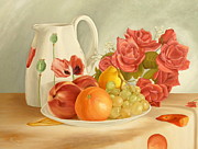 Still Life Painting by Angeles M Pomata
