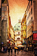 A Rainy Day in Vienna Photograph by Kevin Schwalbe