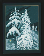 Study for Winter Trees of Life 299 Painting by William Hart McNichols