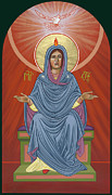 The Blessed Virgin Mary, Mother of the Church Painting by William Hart McNichols