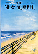 The New Yorker Cover - April 1st, 1967 Painting by Arthur Getz