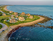 The Point at Weekapaug Photograph by Veterans Aerial Media LLC