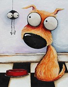 The red bowl Painting by Lucia Stewart