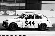 The Tortoise -- 1963 Volvo PV544 at the 24 Hours of LeMons Race, Sonoma California Photograph by Darin Volpe