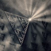 Three to the N Digital Art by Vic Eberly