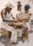 Togetherness Painting by Nicole Minnis