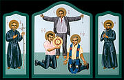 Triptych of the Companions of Jesus Painting by William Hart McNichols
