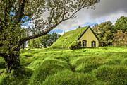 Turf Church in icelandic village of Hof, Skaftafell Iceland Photograph by Miroslav Liska