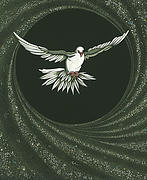 Viriditas-Holy Spirit Detail Painting by William Hart McNichols