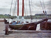 Waiting to Sail Painting by Jeffrey Kolker