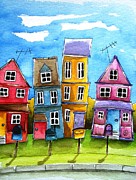 Wheaton Painting by Lucia Stewart