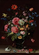 A Bouquet Of Flowers Painting by Clara Peeters