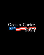 Alexandria Ocasio Cortez 2024 #1 Digital Art by Flippin Sweet Gear